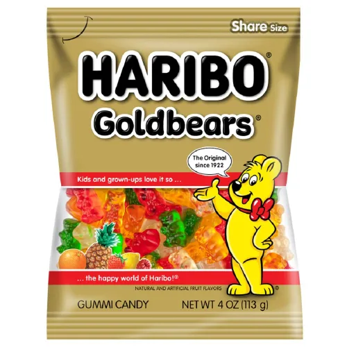 Vista 7 de HARIBO Goldbears, caramelos de gomitas, bolsa de 14 oz