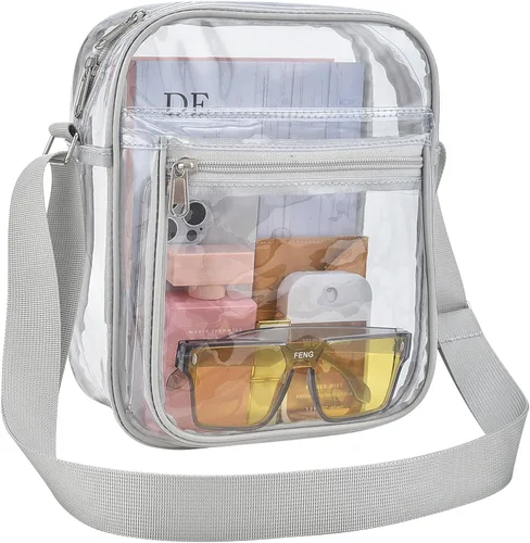 Vista 47 de USPECLARE Clear Bag for Stadium Events Clear Messenger Bag for Men and Women