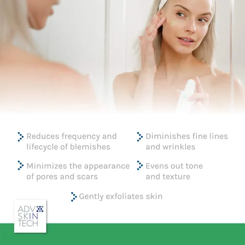 Vista 4 de Retinol crema verde, nivel 9, alta potencia, bomba sin aire, 1 onza