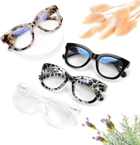 Vista 7 de Lentes de lectura progresivas multifocales para mujeres y hombres, bloqueo de luz azul, para computadora, lectores multifocales no lineales con A1