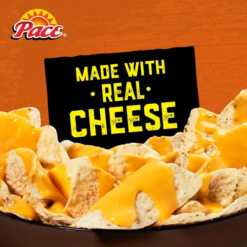 Vista 3 de Salsa de queso para nachos mediana Pace, lata de 10.5 onzas