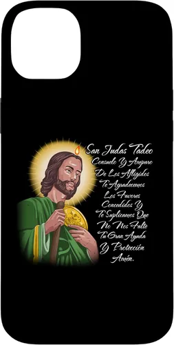 Vista 14 de Funda para iPhone 15 San Judas Tadeo Consuelo Y Amparo de Los Afligidos