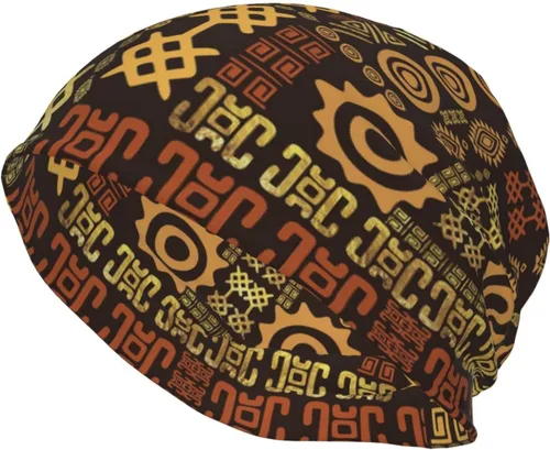 Vista 27 de Gorro africano holgado para adultos, tejido elástico, de calavera, gorro de invierno para exteriores para mujeres y hombres