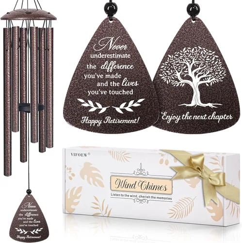Vista 16 de Regalos para abuela, campanillas de viento de bronce de 32 pulgadas, regalos para abuela, el mejor regalo de cumpleaños o Navidad para abuela