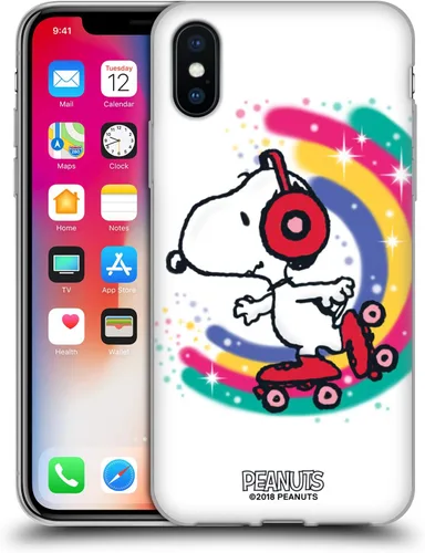 Vista 33 de Head Case Designs Funda de gel con licencia oficial de Peanuts Beach Surf Snoopy Boardwalk Airbrush [protección de grado militar] compatible