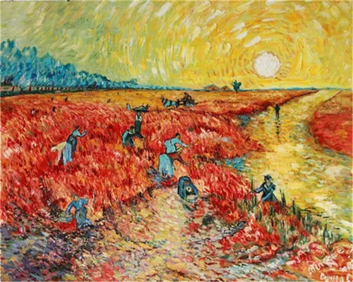 Vista 5 de YEESAM Art Pintura por números para adultos, flores de iris de 16 x 20 pulgadas, lienzo de lino acrílico, kit de pintura de números para bricolaje