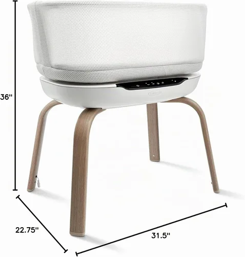 Vista 8 de Graco® SmartSense - Cuna calmante para bebé, cuna inteligente para recién nacido, detecta y responde automáticamente a los lloros del bebé