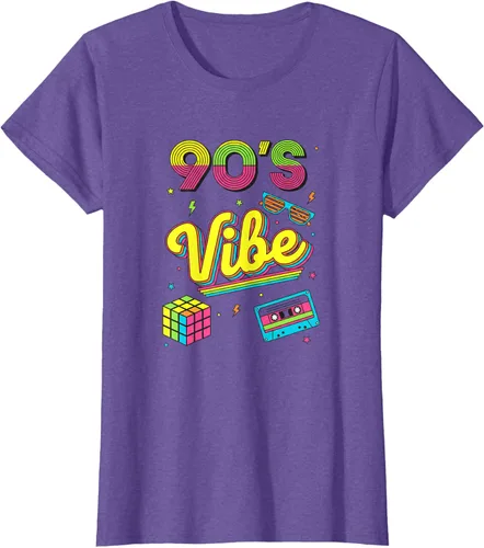Vista 21 de 90s Nostalgia Retro Apparel - 90'S Vibe Retro T-Shirt Negro