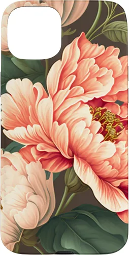 Vista 9 de Vintage Peony Inspired Flower Plant Lover Funny Gardening Case for iPhone 17