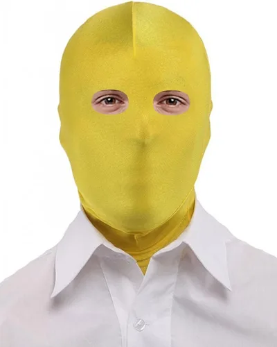 Vista 2 de Seeksmile Zentai - Máscara capucha unisex de licra elastano