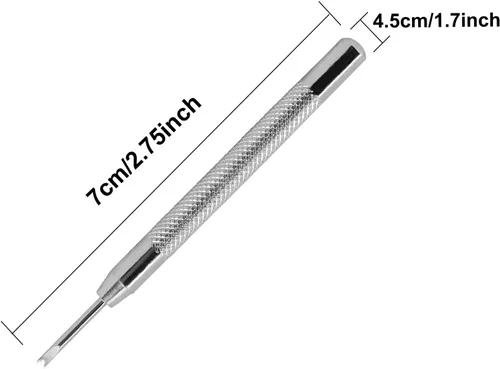 Vista 2 de BISONSTRAP Pasadores de correa de reloj de 0.315 a 0.996 pulgadas, paquete de 4 barras de resorte de acero inoxidable con una correa de reloj, kit