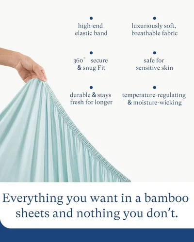 Vista 2 de Graco Pack N Play Sheets - Sábanas de viscosa prémium para cuna, bolsillo profundo de 5 pulgadas, paquete de 2 sábanas neutrales para niños y niñas