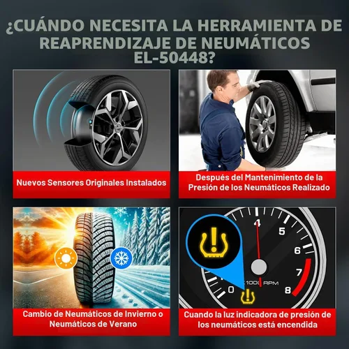 Vista 2 de KINGBOLEN EL-50448 herramienta de aprendizaje TPMS para el sistema de monitoreo de presión de neumáticos automático de GM, herramienta de activación