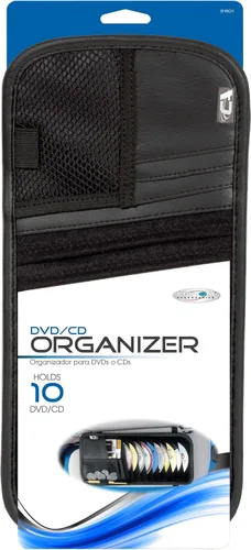 Vista 3 de 31501 Organizador de visera de CD de 10 bolsillos, color negro