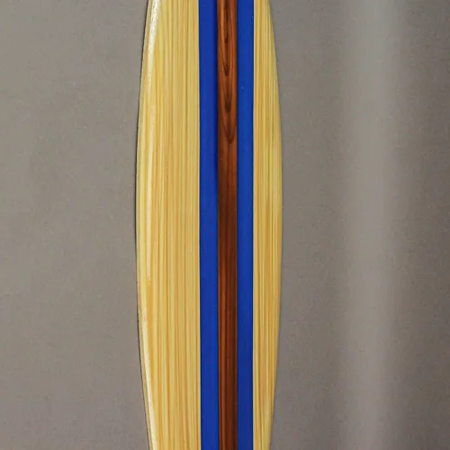 Vista 4 de Tabla de surf de madera decorativa de 32 pulgadas para colgar en la pared