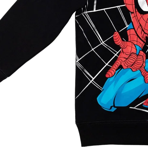 Vista 6 de Marvel Sudadera con capucha Spider-Man con máscara para niños pequeños a niños grandes