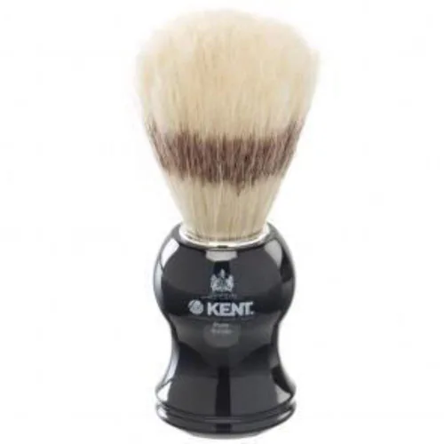 Vista 9 de Kent Infinity Plus - Brocha de afeitar con brocha sintética de tejón Silvertext ultra suave, cepillo de espuma y afeitado perfecto hecho para crema
