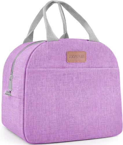 Vista 16 de Bolsa de almuerzo para mujeres y hombres, lonchera aislada para adultos, pequeña lonchera hermética enfriadora, contenedores de comida para almuerzo