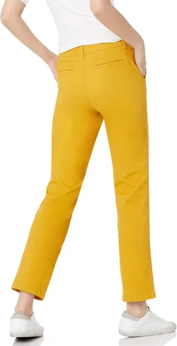 Vista 2 de Tienda Essentials Women's Classic Straight-Fit Stretch Twill Chino Pant