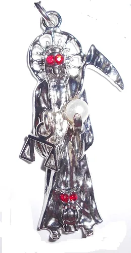 Vista 7 de Llavero de la Santa Muerte / Llavero de Santa Muerte (2), plateado