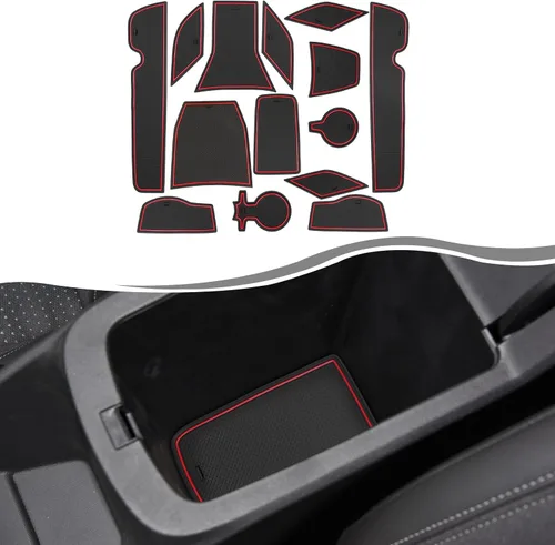 Vista 21 de SXCY Alfombrillas con ranura para puerta Toyota RAV4 2025 para Toyota RAV4 2019-2024 2025, accesorios para portavasos y portavasos 2024 2025 RAV4