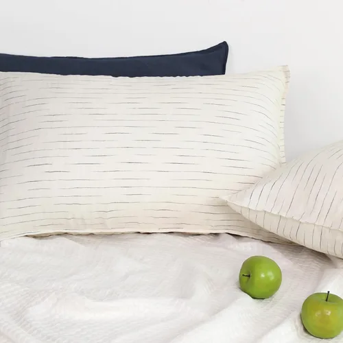 Vista 20 de Linen World - Juego de 2 fundas de almohada de lino francés, fundas de almohada que absorben la humedad lavadas a la piedra