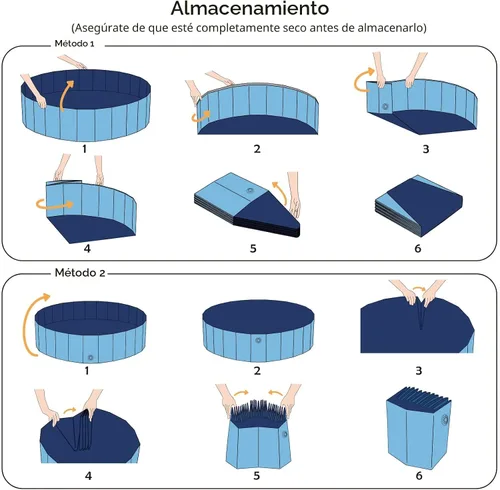 Vista 8 de Jasonwell Piscina plegable para perros, piscina plegable de plástico duro, piscina portátil para niños y mascotas, bañera para cachorros pequeños