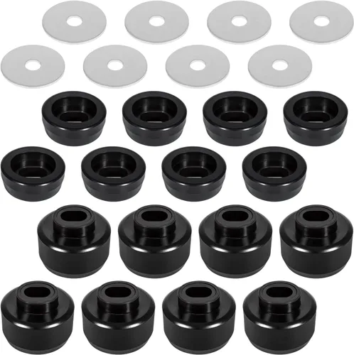Vista 9 de 7-141 Kit de bujes de montaje en cuerpo y cabina para Chevy Silverado y Sierra 1500/2500 2WD/4WD 1999-2014 Soportes y arandelas de cabina de cuerpo