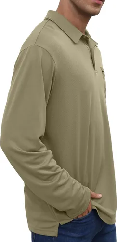 Vista 3 de Lexiart Mens Athletic Golf Polo Shirts - Short Sleeve Workout Polos Quick Dry T-shirt