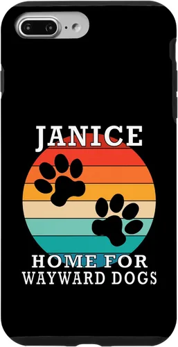 Vista 12 de Janice Home for Wayward Dogs Family Name Case for iPhone 16