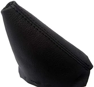 Vista 2 de Se adapta a la bota de cambio automática Land Rover LR2 de cuero sintético negro 2008-2012 (solo piel)