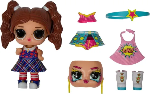 Vista 2 de L.O.L. Surprise! Intercambio sorpresa con muñeca coleccionable, expresión extra, 2 looks en uno, sorpresa de desembalaje de agua, muñeca de edición
