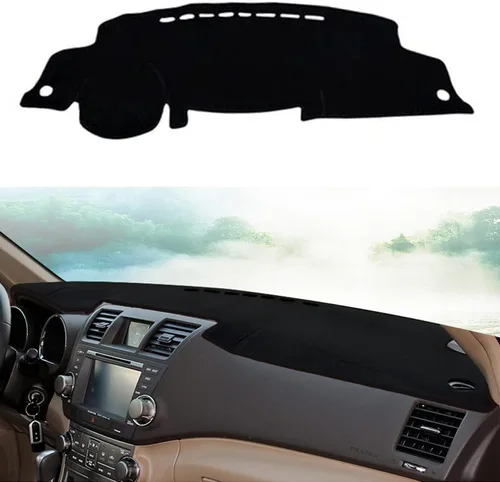 Vista 17 de Cubierta de salpicadero para salpicadero, alfombra personalizada para Toyota RAV4 2013 2014 2015 2016 2017 2018 Accesorios antideslizante protector