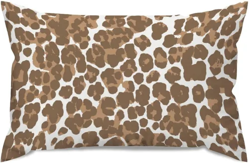 Vista 130 de ArogGeld Funda de almohada para sofá, guepardo y leopardo, estampado de leopardo, funda de cojín decorativa de granja para sala de estar