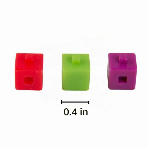 Vista 5 de hand2mind Cubos de Centímetros, Cubos de Plástico, Cubos Conectables, Manipulativos Matemáticos, Cubos de Conteo para Matemáticas de Niños, Cubos