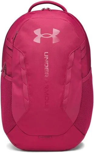 Vista 32 de Under Armour Mochila Hustle 6.0 unisex para adultos (002) Negro / Negro / Blanco
