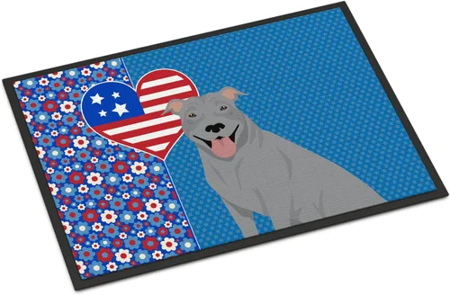 Vista 83 de Caroline's Treasures WDK5119JMAT Airedale Terrier USA - Tapete para interiores o exteriores, 24 x 36 pulgadas, tapete para puerta delantera