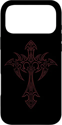 Vista 22 de Y2k Mall Goth Grunge Aesthetic Gothic Cross Case for iPhone 17