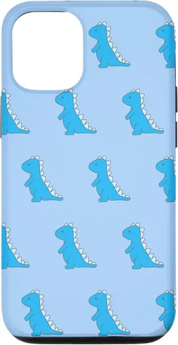 Vista 28 de Dinosaur T Rex Phone Case Cute Blue Cartoon Pattern Case for iPhone 17