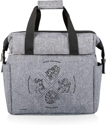 Vista 10 de PICNIC TIME DC Comics Batman Bat-Signal On The Go Bolsa de Almuerzo, Lonchera Enfriadora Suave, Bolsa de Almuerzo Aislada, (Negro)