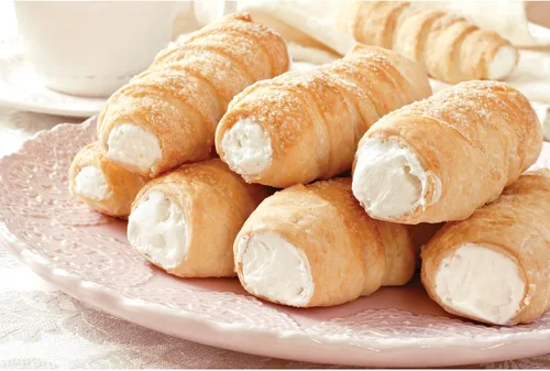 Vista 6 de Fantes Mini Cannoli Maker Formas, acero inoxidable, juego de 4, The Italian Market Original desde 1906