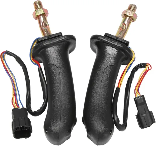 Vista 7 de 2 unids L+R 3 botones excavadora joystick Assy mango engranajes para Doosan DX150 215 225 300 370-9C