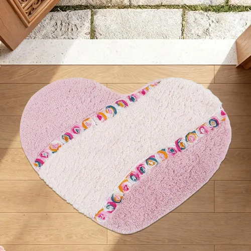 Vista 18 de Abreeze Alfombra rosa para sala de estar y dormitorio, antideslizante, ultrasuave, lavable y absorbente, 17.71x49.21 pulgadas, color azul