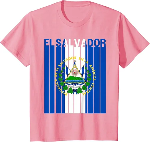 Vista 19 de Camiseta con la bandera de El Salvador