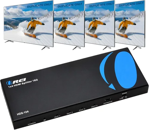 Vista 11 de OREI Interruptor HDMI 2.1 de 2 puertos 8K, 8K a 60Hz, 4K a 120Hz Negro azabache