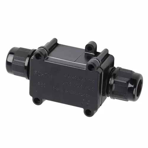 Vista 6 de Línea de cable subterráneo, caja de conexiones IP68, conector de línea de cable subterráneo de 2 vías, tamaño de junta para exteriores