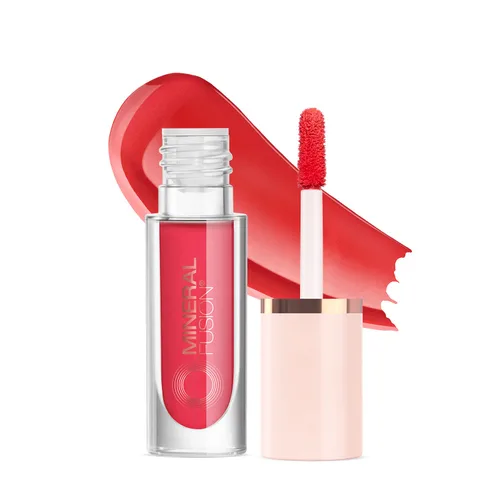 Vista 11 de Mineral Fusion Merlot 2 en 1 Lip & Cheek Stain Merlot, 0.10 onzas líquidas, rojo cereza profundo hidratante, de larga duración, color mate
