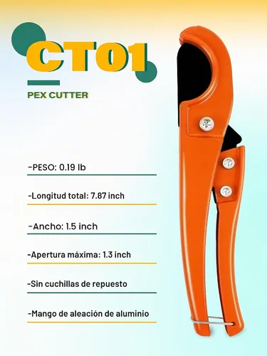 Vista 3 de AMZCNC PEX Kit de herramientas de expansión, herramienta expansora manual para PEX-A 1/2"-1" Plumbers DIY Users PEX-A Expansion Tool Kit ASTM