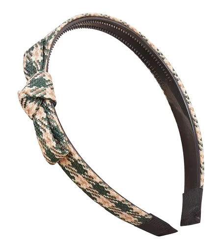 Vista 16 de YARN & INK Cintas para el cabello de mujer con perlas barrocas de terciopelo y lazo de strass, estilo retro vintage hecho a mano, elegante accesorio