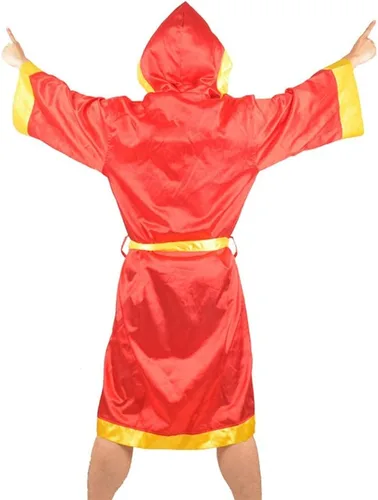 Vista 3 de MMA - Bata de boxeo con capucha para hombre, bata de algodón ligera para boxeo tailandés